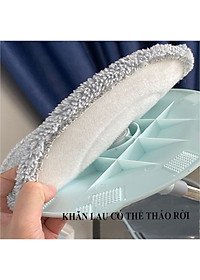 Bộ Cây Lau Nhà Thông Minh K8 Xoay 360 Độ, Siêu Nhanh - Chổi Lau Nhà Tách Nước, Cán Inox Chắc Chắn, Tiện Lợi, Sạch Gọn - Hàng Loại 1 - Chính Hãng MINIIN