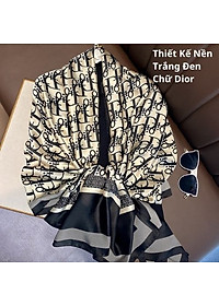 Khăn Lụa Dài Khăn Choàng Lụa Dáng Dài Đi Biển Hot Trend Họa Tiết Thanh Lịch Nhẹ Nhàng Size180x90 Quàng Cổ , Áo Choàng