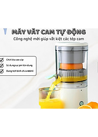 [KOSUYTU] Máy Ép Hoa Quả Tự Động Không Dây - Máy Vắt Ép Chậm Trái Cây Tự Động Nhỏ Gọn Sạc USB