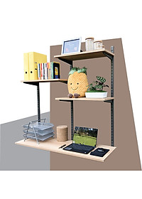 Kệ gỗ SMLIFE Railshelf 30x60cm - Phụ Kiện Thành Phần Để Lắp Hệ Kệ Ray Tường Railshelf