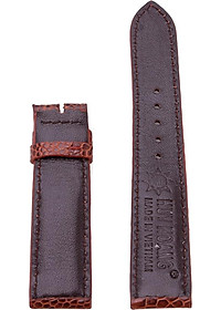 Dây Đồng Hồ Da Đà Điểu Huy Hoàng HT8407 - Nâu Đỏ