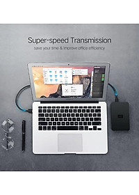 Ugreen UG10353US132TK 0.25M màu Đen Cáp sạc truyền dữ liệu USB 2.0 sang MINI USB đầu mạ vàng - HÀNG CHÍNH HÃNG