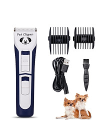 Tông đơ cạo lông cho chó mèo động cơ mạnh mẽ tiếng ồn thấp có thể sạc bằng USB