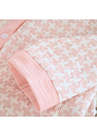 Đồ bộ bầu và sau sinh, Pijama cho con bú AZ44 chất liệu đũi xốp mặc hè thu và đông xuân