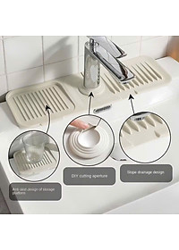 Miếng thoát nước silicon lót vòi rửa chén, tấm thoát nước silicon bồn rửa chén