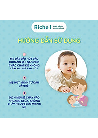 Dụng cụ hút mũi cho bé Richell Nhật Bản | Baby