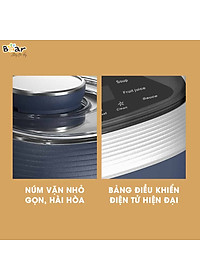 Máy Làm Sữa Hạt Cách Âm, Máy Xay Sữa Hạt BEAR PBJ-B06S2 9 Chức Năng Nấu Xay, Dung Tích 1.5 Lít Công Suất 800 W - Hàng Chính Hãng