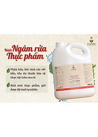 Nước ngâm rửa thực phẩm Fuwa3e làm sạch thực phẩm khử mùi thuốc sâu chất bẩn 3.8L