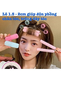 Lô quấn tóc tự dính cuốn uốn phồng tóc mái nhựa (1 cái)