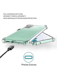 Ốp lưng chống sốc trong suốt cho Samsung Galaxy S20 FE hiệu Likgus Crashproof giúp chống chịu mọi va đập - hàng nhập khẩu