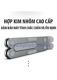 Giá Đỡ dành cho Laptop Macbook Nhôm Tản Nhiệt Điều Chỉnh Độ Cao Dễ Dàng Mang Đi