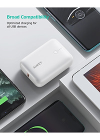 Pin sạc dự phòng Aukey PB-N83S 20W PD 10.000mAh, hàng chính hãng
