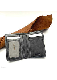 Bóp Da Đựng Thẻ ATM Nhỏ Gọn, Chất Da Pull-Up Mềm Mại, Trẻ Trung - Cá Tính, Thiết Kế Hiện Đại, Nhiều Ngăn Tiện Dụng, Đựng Thẻ Ngân Hàng, Card Danh Thiếp, Căn Cước Công Dân, Hình Lưu Niệm, Dáng Đứng - Gập 2 - Hàng Chính Hãng SAIGIO