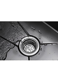 Chậu rửa bát inox304 chống xước 7845 nano đen dày 3li, vòi rửa bát nóng lạnh rút dây nano, bộ xả, khay inox, xịt ly cốc, bình rửa bát