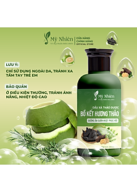 Dầu Gội, Xả Thảo Dược Mỹ Nhiên 400ml/300ml Dưỡng Tóc Tinh Chất Bồ Kết Hương Thảo - Làm Sạch Da Đầu, Nuôi Dưỡng Tóc Mềm Mượt, Giúp Tóc Khỏe Tự Nhiên