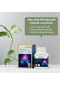 Bổ Phổi Úc Vitatree Lung Detox Giúp Hỗ Trợ Giảm Ho, Tăng Cường Sức Khỏe Hô Hấp, Hỗ Trợ Tăng Cường Sức Đề Kháng Cho Cơ Thể - OZ Slim Store