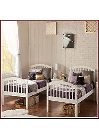 Giường 2 Tầng Gỗ Tự Nhiên 030 (White)