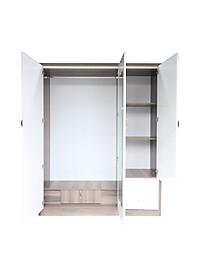 Tủ Áo MDF Phủ Melamine Màu Nết Cánh Trắng Viva Cao Cấp Gía Rẻ