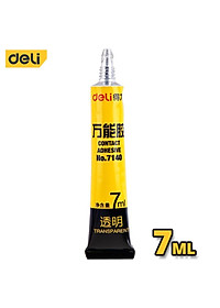 Keo Siêu Dính Đa Năng Deli - 7ml/ 20ml - Có Thể Dán Trên Mọi Bề Mặt - Phù Hợp Sửa Chữa, Ghép Nối - 7140 / 7149