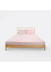 Bộ ga chun chần EVERON Micro Bamboo họa tiết trơn MB2301-04 hiện đại, sang trọng nhiều kích thước (HÀNG CHÍNH HÃNG)