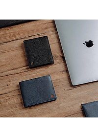 Ví Da Chính Hãng Bóp Nam Hàng Hiệu GENCE C10 Da Bò Cao Cấp Màu Đen Dáng Ngang