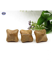 COMBO 2 quả bi gỗ Bách Xanh 6 cạnh (MH851) Mát xa lòng bàn tay giúp chống mỏi toàn diện - Chăm sóc sức khỏe