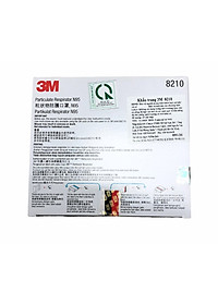 3M face mask 8210 hộp ( 20 cái ) chống bụi