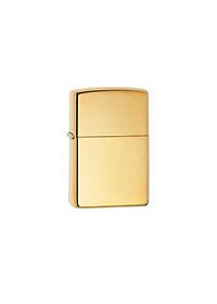 Combo 4 sản phẩm : Bật lửa Zippo High Polish Brass 254B+Xăng+Đá+Bấc