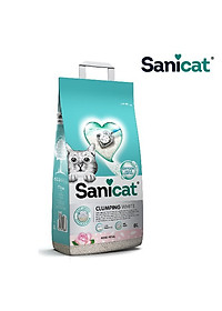 SANICAT  Cát vệ sinh Hoa Hồng - (Betonite- Đất sét) - 8L