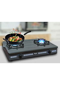 Bếp Ga Đôi Rinnai RV-365(G)N + Tặng kèm 1 bộ van và dây gas - Hàng Chính Hãng