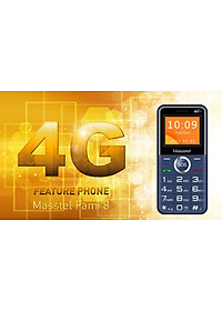 Điện thoại Masstel Fami 8 4G(LTE) Gọi HD call , Bàn phím chữ số lớn,Loa to - Hàng chính hãng