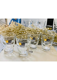 Bộ 04 cốc thủy tinh cao cấp chịu nhiệt họa tiết tròn mang lại vẻ trang nhã, sang trọng - nội địa Nhật Bản 