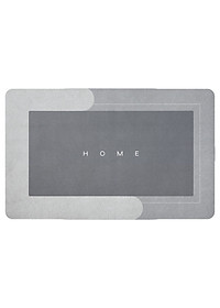 Thảm Lau Chân Nhà Tắm Đa Năng Chất Liệu Chống Trơn Trượt Cao Cấp 4 Lớp Thấm Hút Tốt 40x60cm Loại 1 - Hàng Chính Hãng MINIIN-( Màu Và Chữ Ngẫu Nhiên)