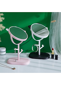 Gương Trang Điểm [CUTE01] Tai Mèo Xoay 360 độ | Có Móc Treo Phụ Kiện - Hàng chính hãng 