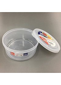Hộp đựng thực phẩm 800ml (dạng tròn) dùng được lò vi sóng nội địa Nhật Bản