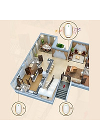 Chuông Cửa Không Dây Thông Minh Besti YBT01 (1 Nút Bấm, 1 Chuông ), Chống Nước, Khoảng Cách Sử Dụng Hiệu Quả 300M, 60 Loại Nhạc Chuông, 4 Mức Điều Chỉnh Âm Lượng - Hàng Chính Hãng