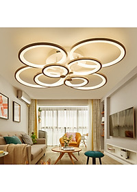 Đèn trần LED 8 cánh 3 chế độ ánh sáng có điều khiển từ xa tăng giảm GOLDSEEELAMP