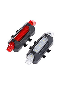 Đèn Hậu Phía Sau Cảnh báo an toàn Đuôi Xe Đạp DC918 Sạc USB Có Thể Sạc Lại MaiLee
