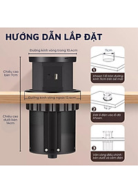 Ổ cắm điện đa năng Ergo Edge DandiHome an toàn chống cháy chống giật, bảo hành 12 tháng