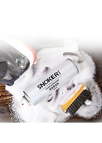 Chai Xịt Bọt Tuyết Vệ Sinh Giày Dép Tẩy Trắng Cao Cấp SNOKER Giặt Khô Siêu Tốc Bảo Vệ Giày Snoker Thể Thao Khỏi Bị Ố Vàng, Phai Màu 
