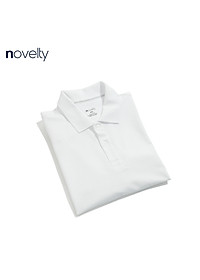 Áo thun nam Polo NOVELTY trơn màu cổ bo 210128N