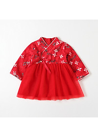 Váy đầm Hanbok bé gái, mặc sinh nhật, sự kiện, đầy tháng, chuẩn IDEA xinh xắn, có size từ 7kg, chất đẹp dày dặn, thân thiện da bé | MV08