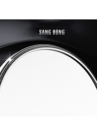 Gương trang điểm phóng đại 3 lần, xoay 360 độ, 2 mặt siêu nét, để bàn, Inox 304, Size 18cm, 20cm, Minh House G31