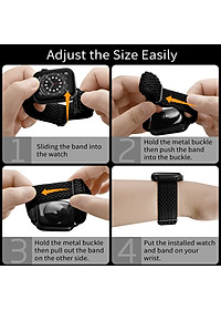 Dây Nylon Loop Wave cho Apple Watch Series 1/2/3/4/5/6/7/8/9/SE1,2 & Apple Watch Ultra 1/2 Size 38/40/41/42/44/45/49mm - Hàng Chính Hãng