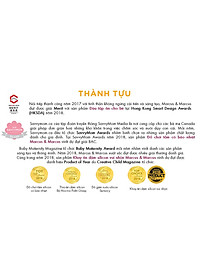 Bình bóp ăn dặm silicon có thìa Marcus & Marcus cho bé từ 6 tháng