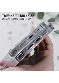 Ốp lưng chống sốc cho iPhone hiệu Likgus Crashproof - Thiết kế trong suốt, chống ố, giúp chống chịu mọi va đập - hàng nhập khẩu