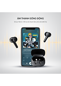 Tai nghe Bluetooth True Wireless Havit TW959, Bluetooth 5.1, Độ Trễ Tới 65ms, Nghe Độc Lập, Pin Tới 20H - Hàng Chính Hãng