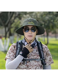 Mũ Nón Vành Che Nắng Chống Tia UV Travellers Có Dây Đeo Tiện Dụng Khi Đi Câu Cá Leo Núi