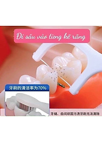 Hộp 50 cây  tăm chỉ nha khoa ,an toàn dễ sử dụng và chăm sóc răng miệng