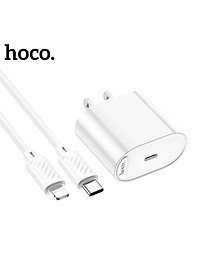 Bộ Sạc Nhanh PD 20W Cho iPhone, iPad Hoco C76Plus/CS13/C109 - Hỗ trợ sạc nhanh 0-50% Pin trong 30p - Hàng Chính Hãng